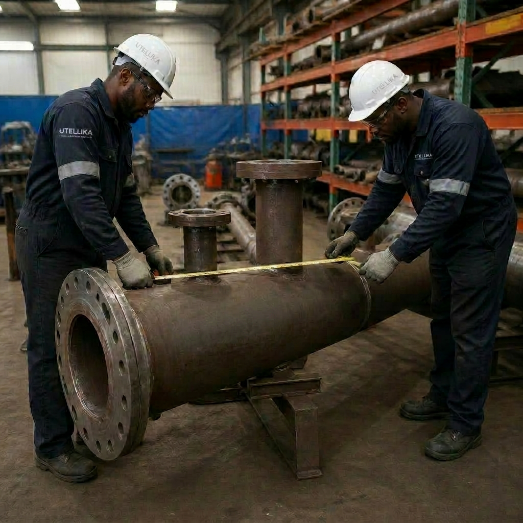 Field installation of process piping